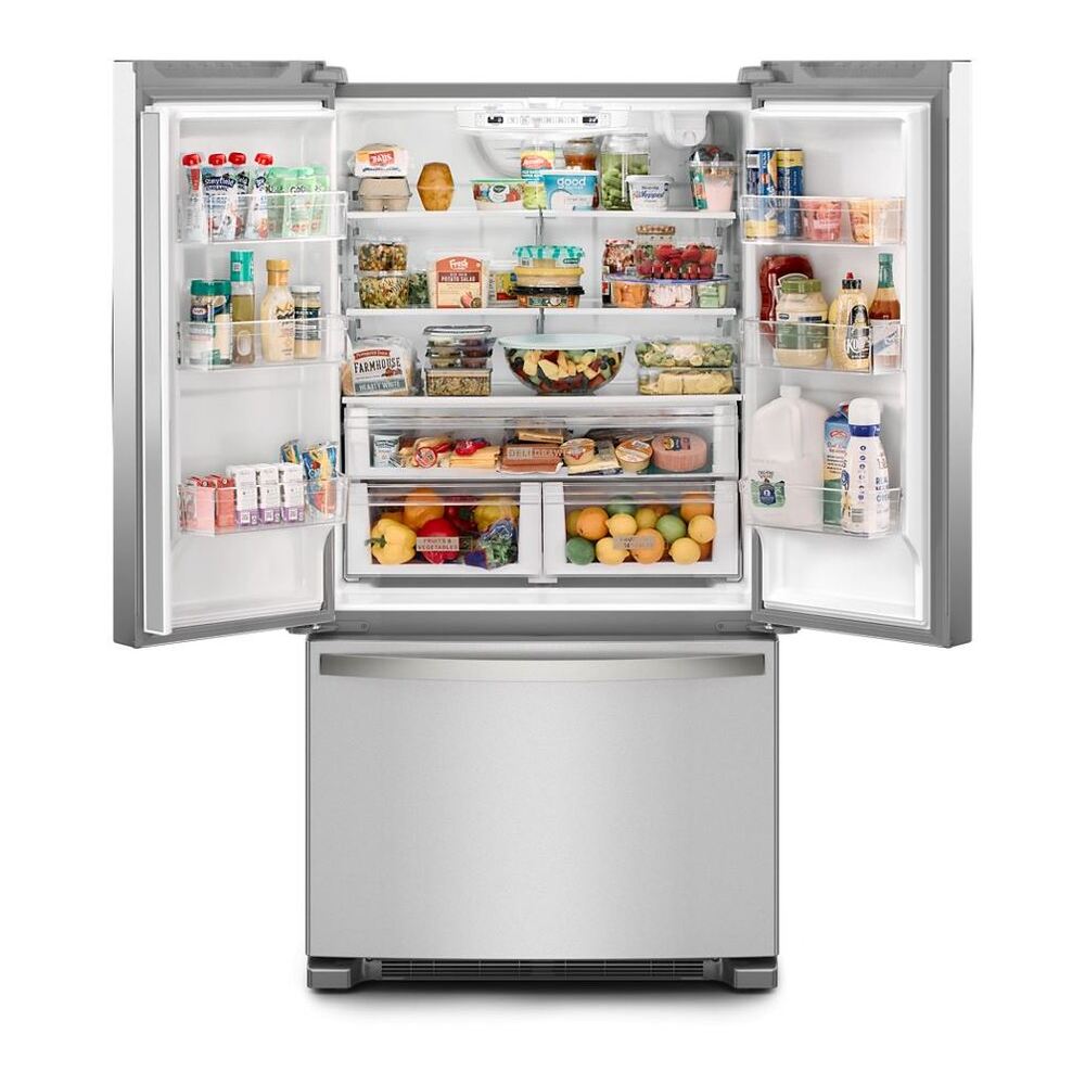 Whirlpool 36-Inch Wide Counter-Depth French Door Bottom Mount Refrigerator - 20 cu. ft.