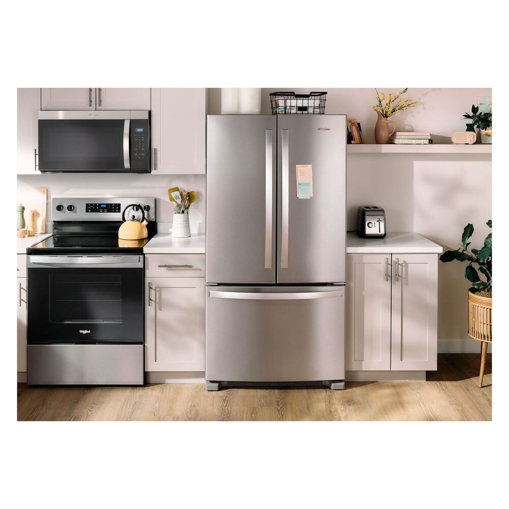 Whirlpool 36-Inch Wide Counter-Depth French Door Bottom Mount Refrigerator - 20 cu. ft.