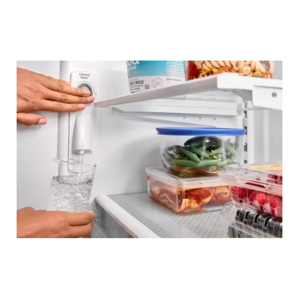 Whirlpool 36-Inch Wide Counter-Depth French Door Bottom Mount Refrigerator - 20 cu. ft.