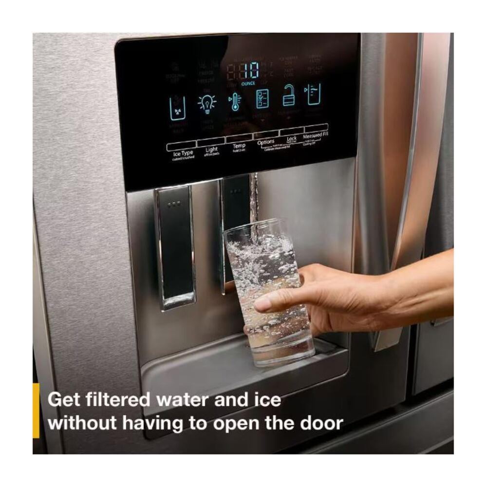 Whirlpool 36-Inch Wide French Door Bottom Mount Refrigerator - 25 cu. ft.