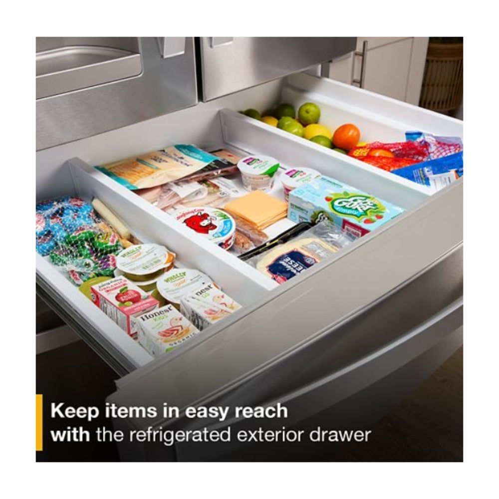 Whirlpool 36-Inch Wide French Door Bottom Mount Refrigerator - 25 cu. ft.