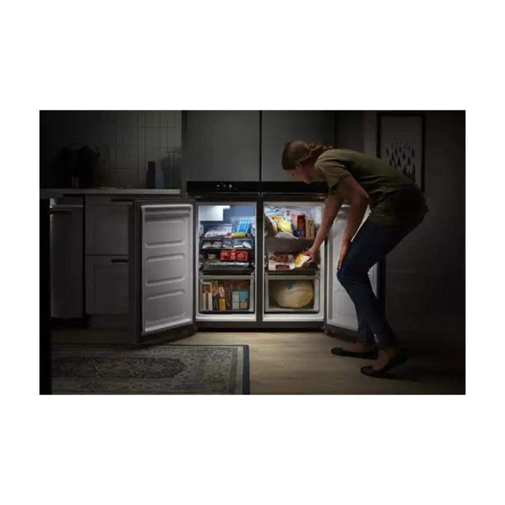 Whirlpool 36-inch Wide Counter Depth 4 Door Refrigerator - 19.4 cu. ft.