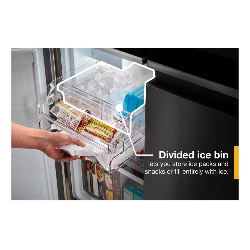 Whirlpool 36-inch Wide Counter Depth 4 Door Refrigerator - 19.4 cu. ft.