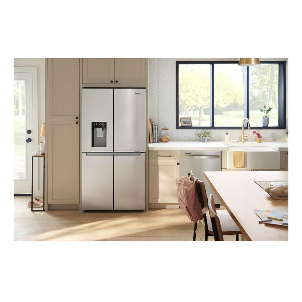 Whirlpool 36-Inch Counter Depth 4 Door Refrigerator with Ice Maker in Door