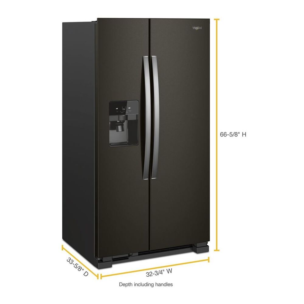 Whirlpool 33-inch Wide Side-by-Side Refrigerator - 21 cu. ft.