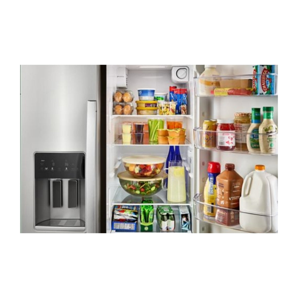 Whirlpool 36-inch Counter Depth Side-by-Side Refrigerator with Prep & Store Bins