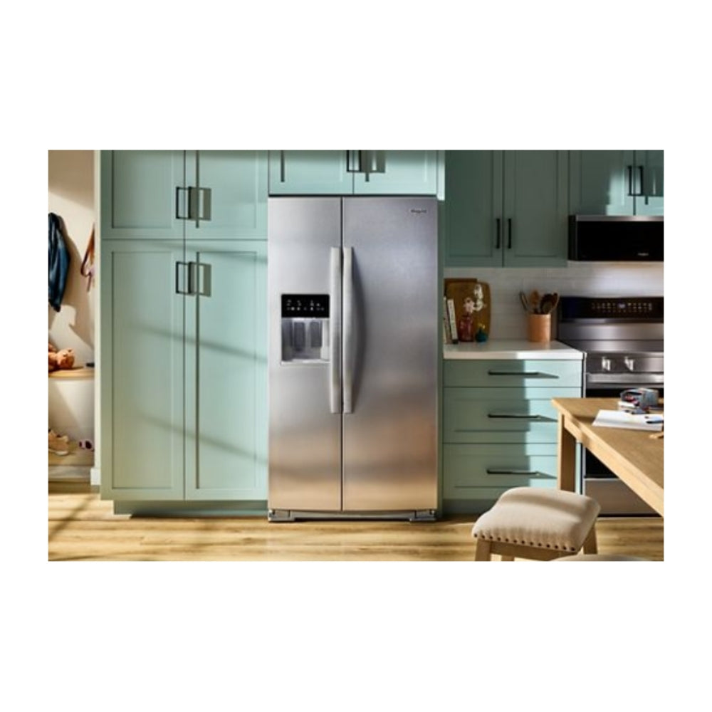 Whirlpool 36-inch Counter Depth Side-by-Side Refrigerator with Prep & Store Bins