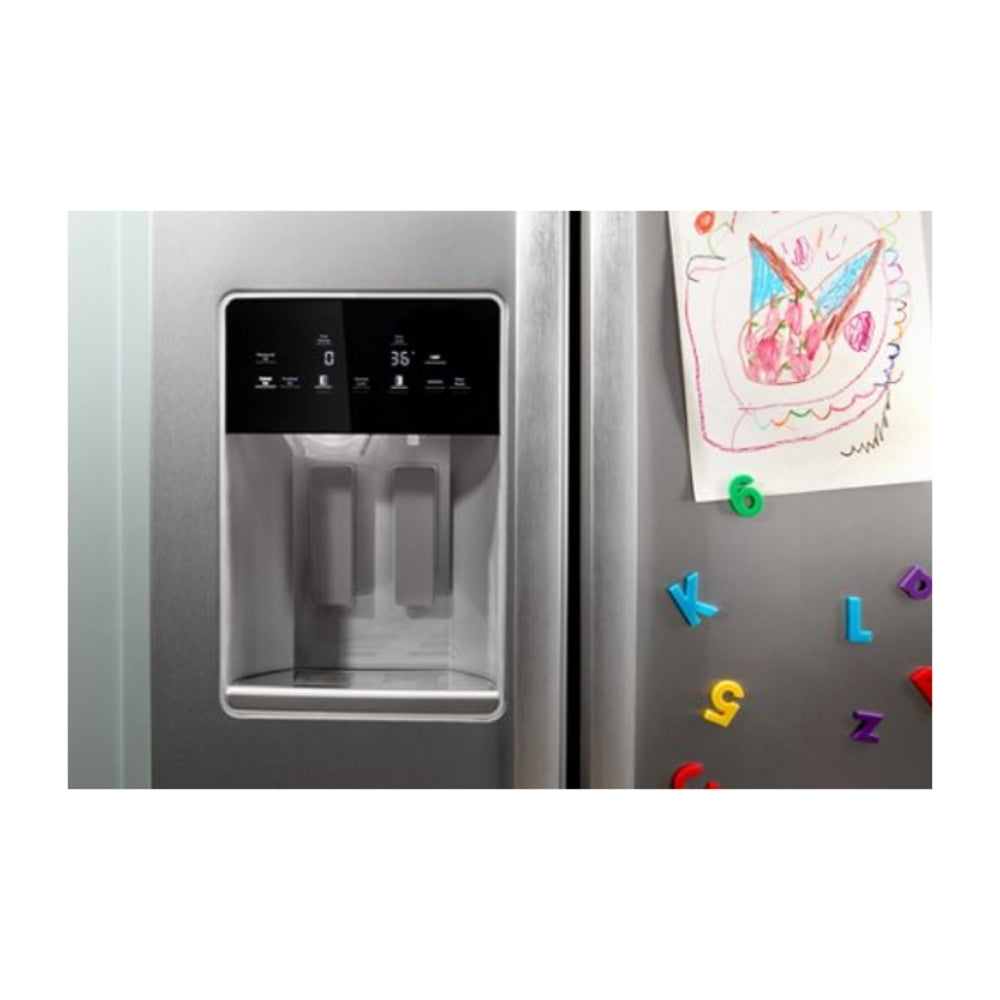 Whirlpool 36-inch Standard Depth Side-by-Side Refrigerator with Prep & Store Bins