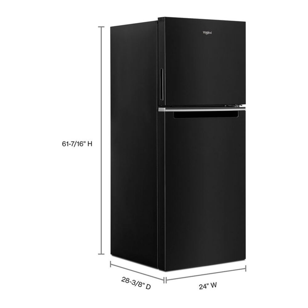 Whirlpool 24-inch Wide Small Space Top-Freezer Refrigerator - 11.6 cu. ft.
