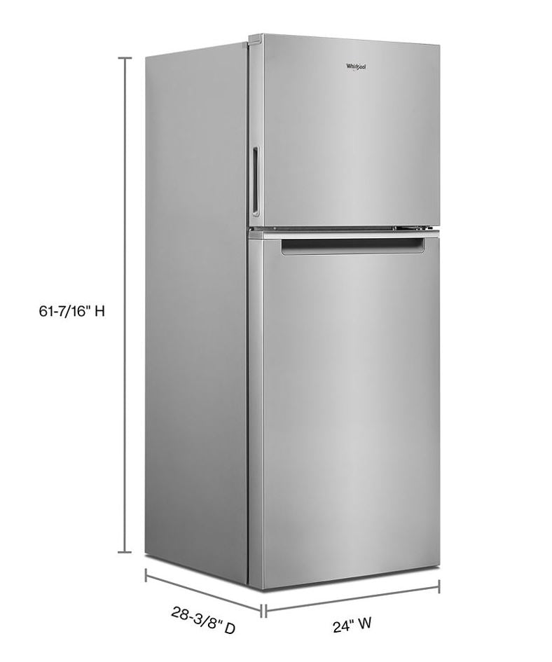 Whirlpool 24-inch Wide Small Space Top-Freezer Refrigerator - 11.6 cu. ft.
