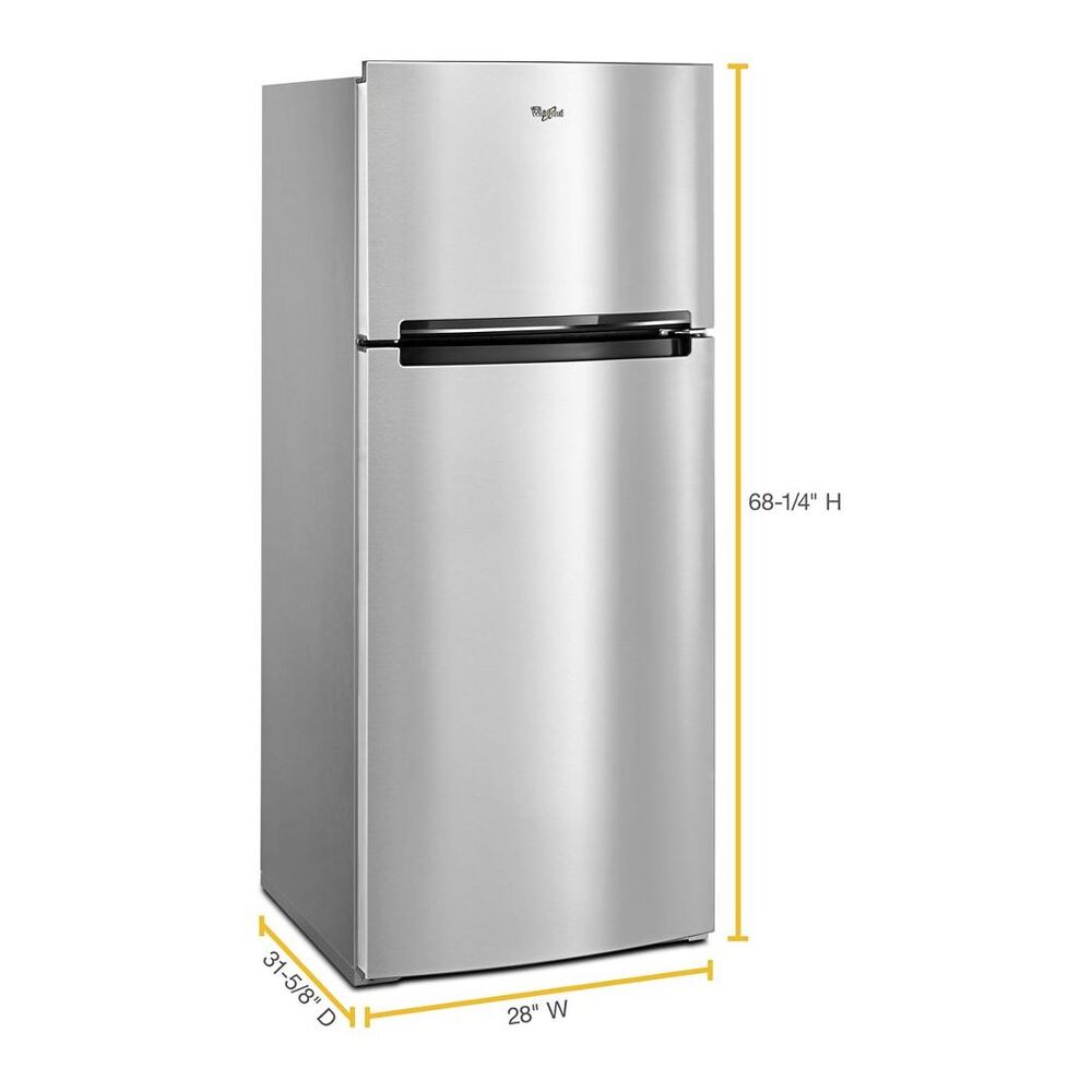 Whirlpool 28-inch Wide Refrigerator Compatible With The EZ Connect Icemaker Kit - 18 Cu. F