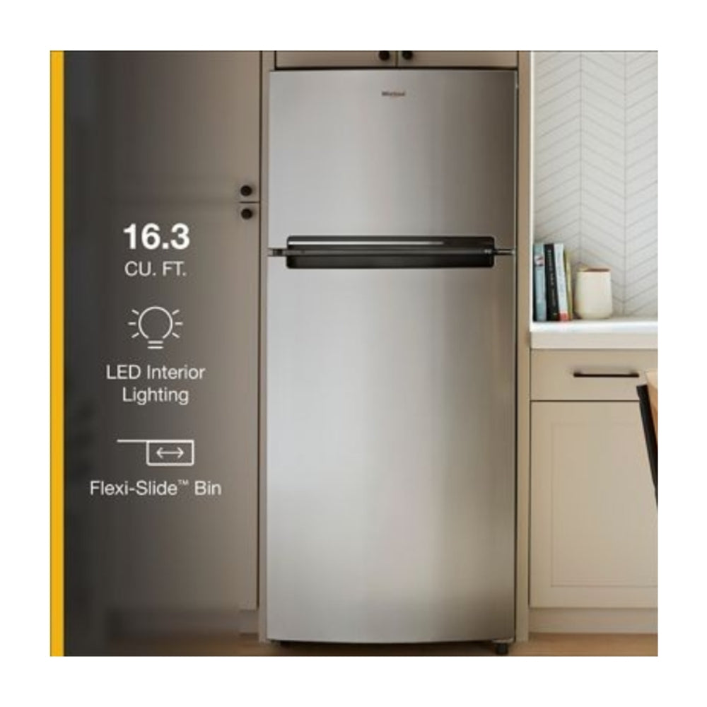 Whirlpool 28-inch Wide Top-Freezer Refrigerator - 16.3 Cu. Ft.