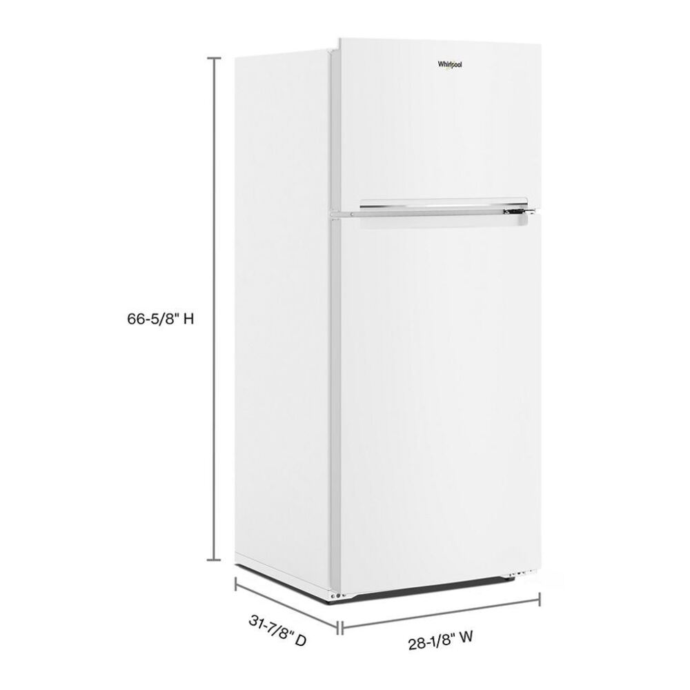 Whirlpool 28-inch Wide Top-Freezer Refrigerator - 16.3 Cu. Ft.