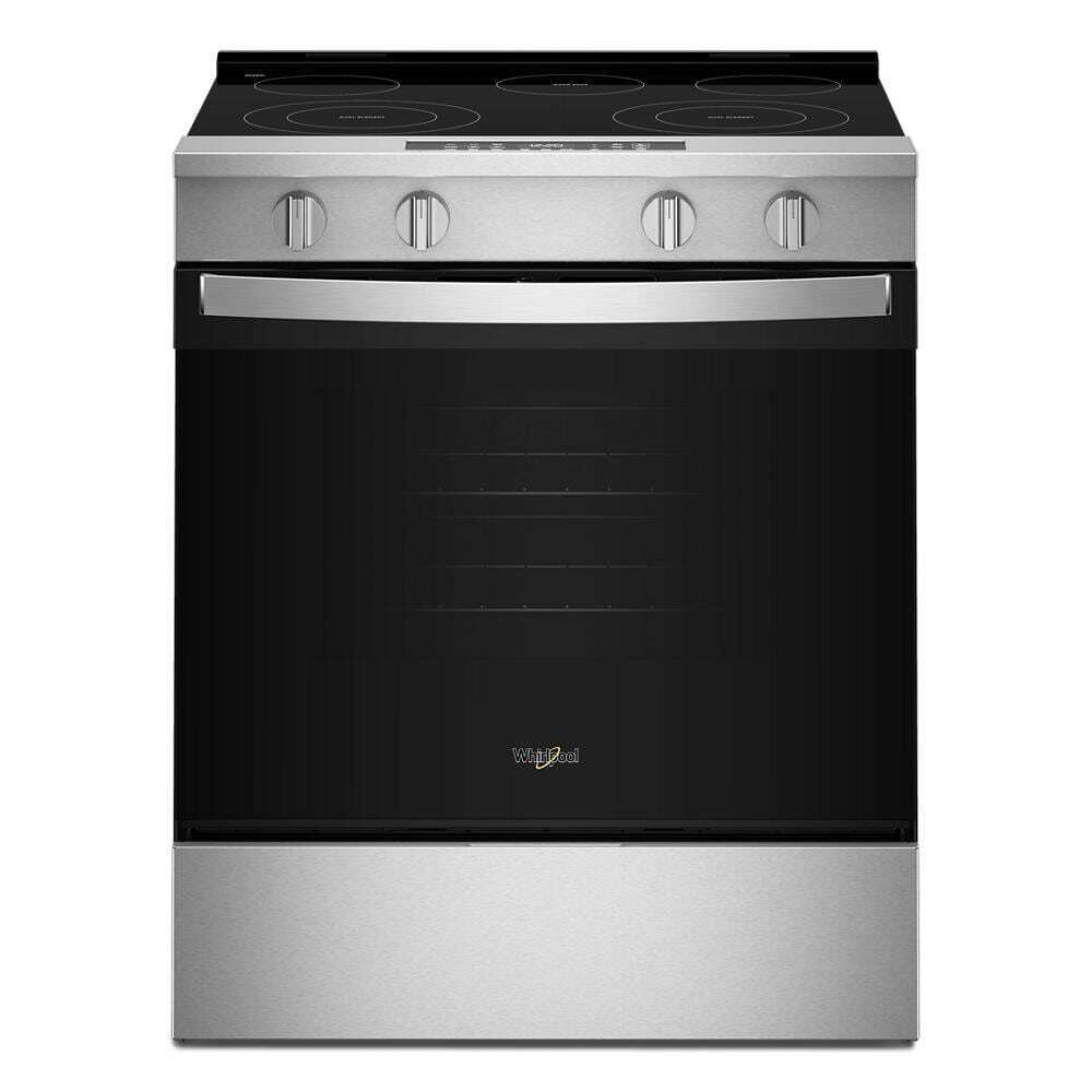Whirlpool 30-inch Electric Smart Range with Air Cooking Technology and Steam Clean