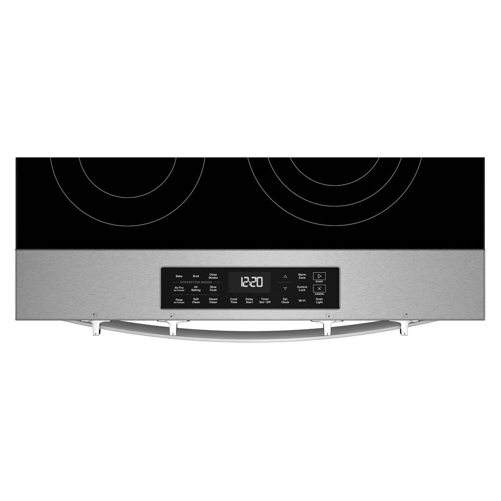 Whirlpool 30-inch Electric Smart Range with Air Cooking Technology