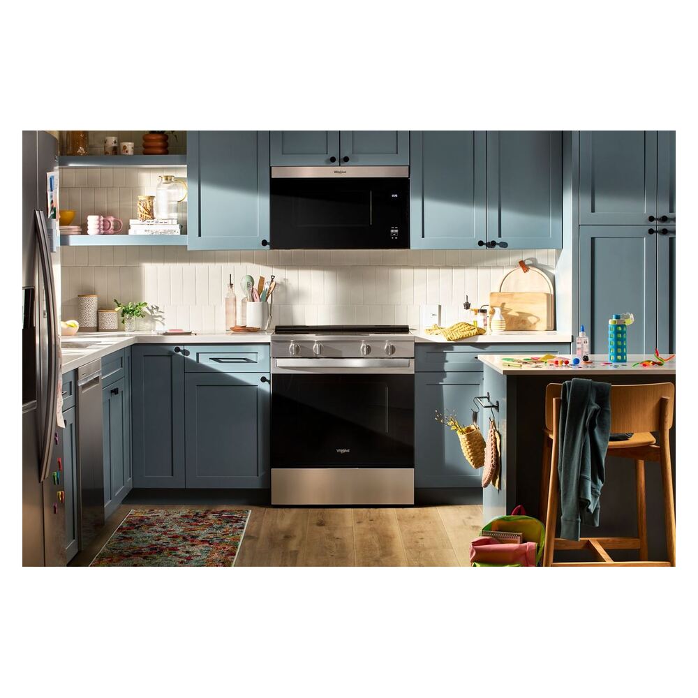 Whirlpool 30-inch Electric Smart Range with Air Cooking Technology