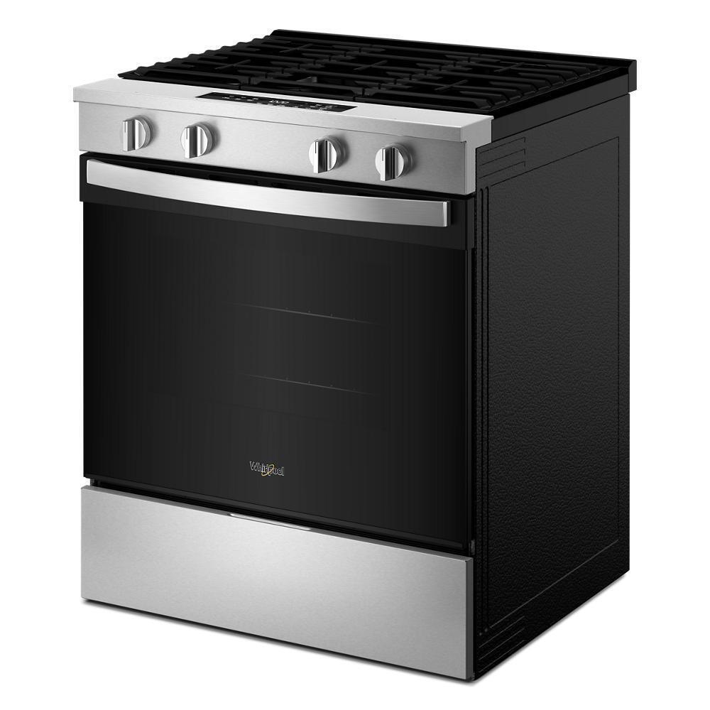 Whirlpool 30-inch Gas Range with No Preheat Mode and Slow Cook