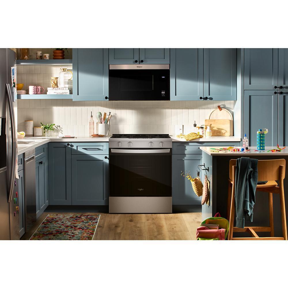 Whirlpool 30-inch Gas Range with No Preheat Mode and Slow Cook