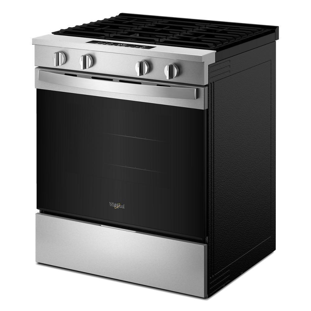 Whirlpool 30-inch Gas Smart Range with Air Cooking Technology and Steam Clean