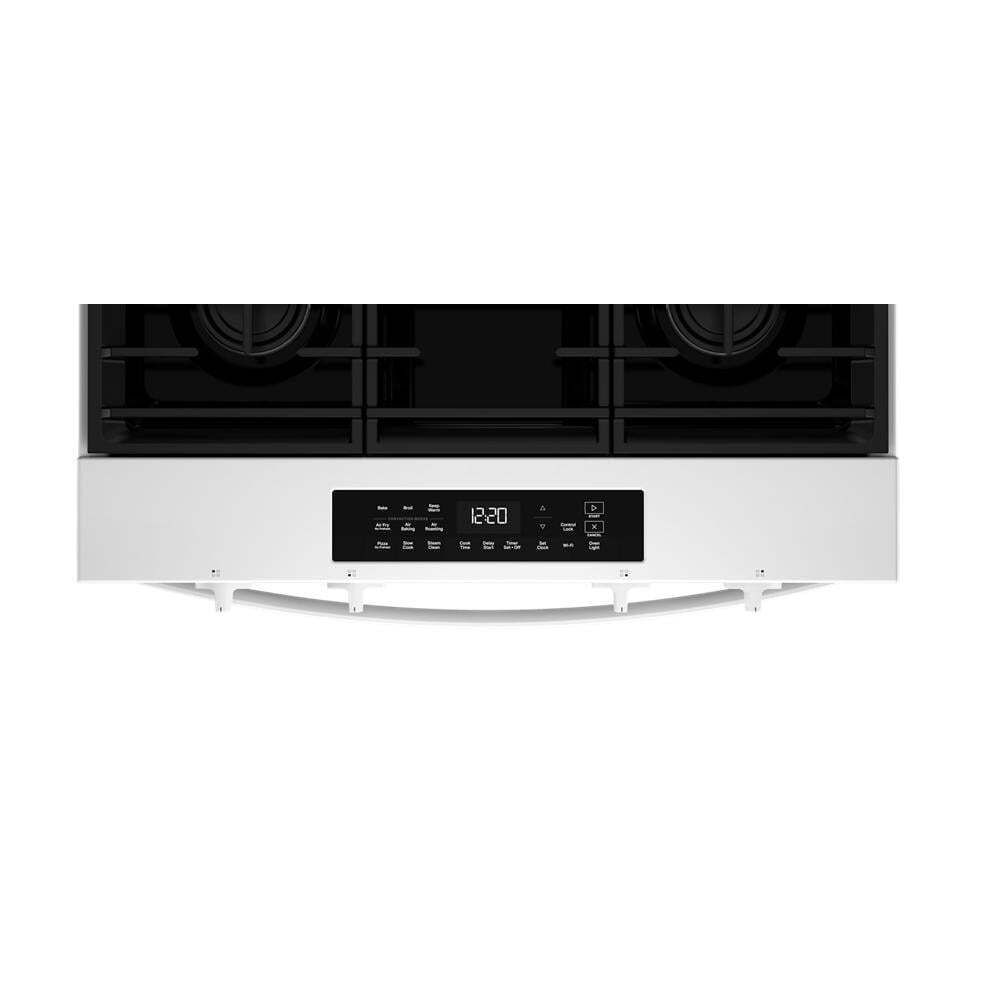 Whirlpool 30-inch Gas Smart Range with Air Cooking Technology and Steam Clean