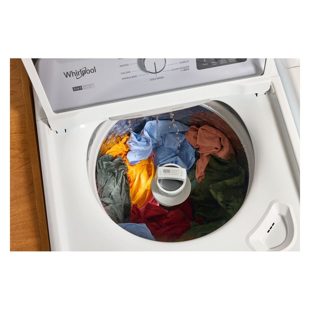 Whirlpool 4.2-4.3 Cu. Ft. Whirlpool® Top Load Washer with 2-in-1 Removable Agitator and So