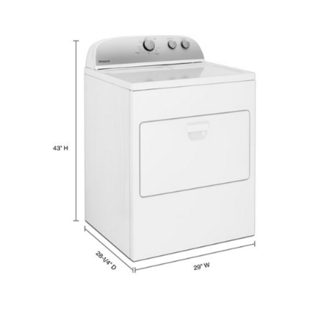 Whirlpool 3.8-3.9 Cu. Ft. Whirlpool® Top Load Washer with Removable Agitator