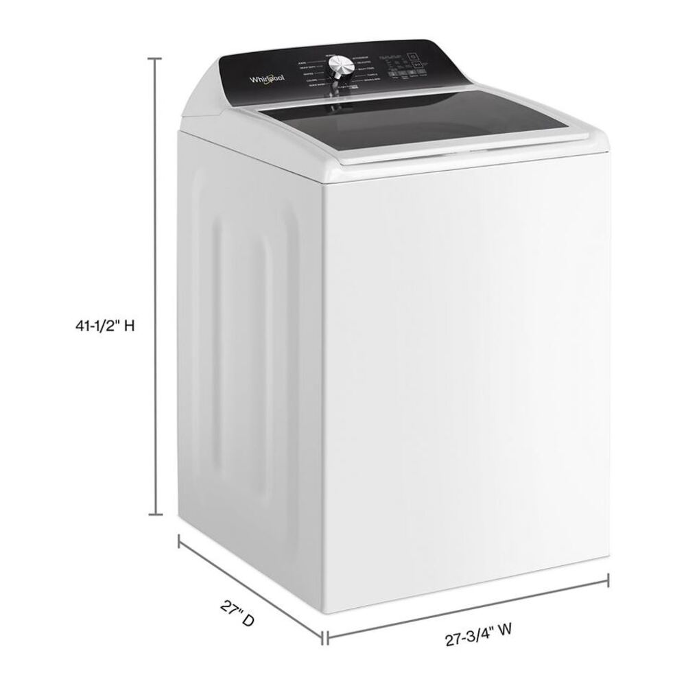 Whirlpool 4.6 Cu. Ft. Top Load Impeller Washer with Built-in Faucet