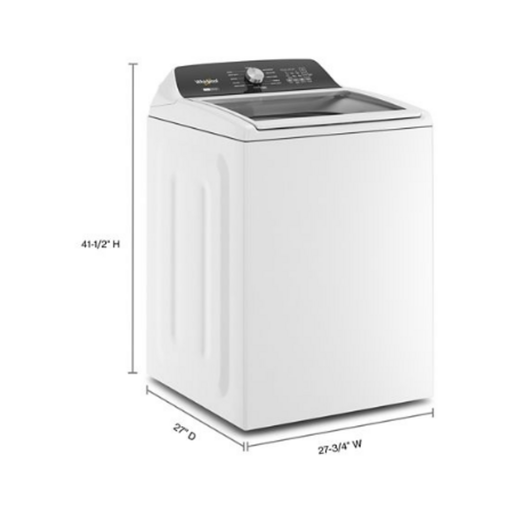 Whirlpool 4.7-4.8 Cu. Ft. Top Load Washer with 2 in 1 Removable Agitator