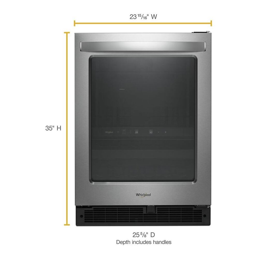 Whirlpool 24-inch Wide Undercounter Beverage Center - 5.2 cu. ft.