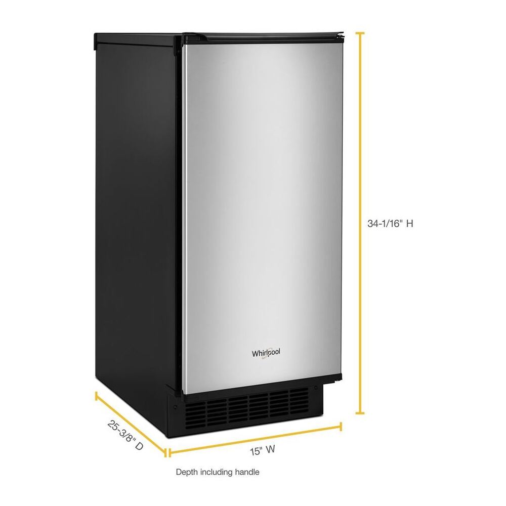 Whirlpool 15-inch Icemaker with Clear Ice Technology