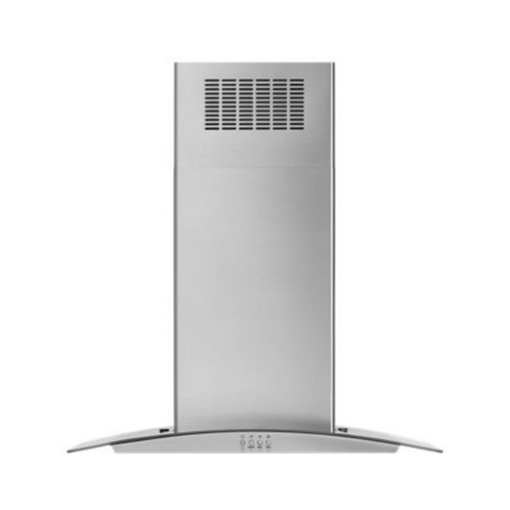 Whirlpool 30" Curved Glass Island Mount Range Hood