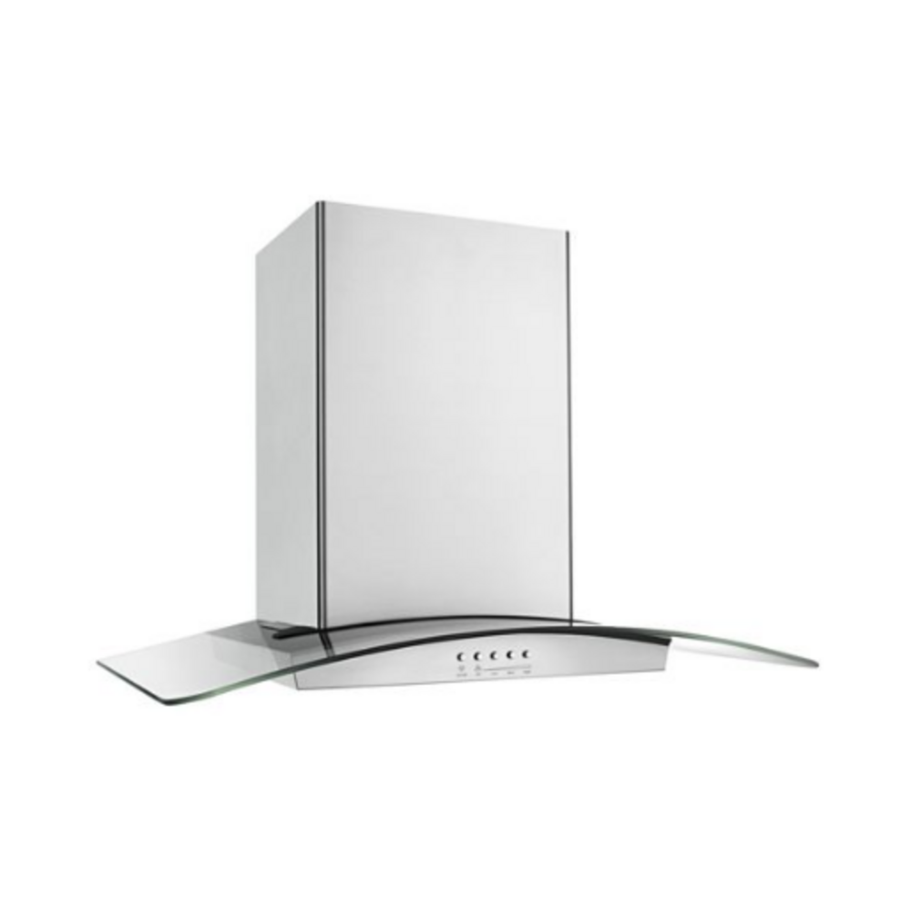Whirlpool 30" Modern Glass Wall Mount Range Hood