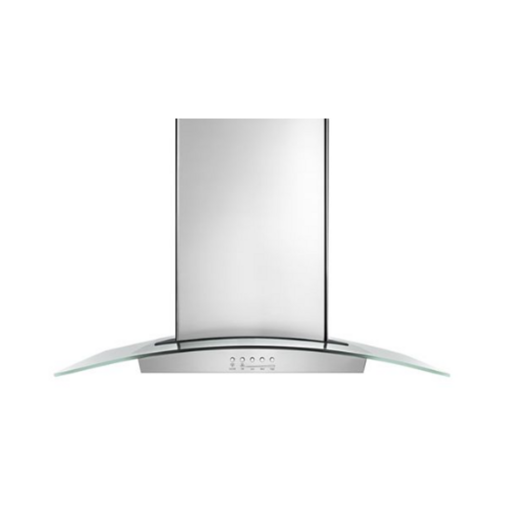 Whirlpool 36" Modern Glass Wall Mount Range Hood