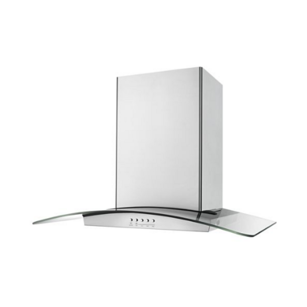 Whirlpool 36" Modern Glass Wall Mount Range Hood