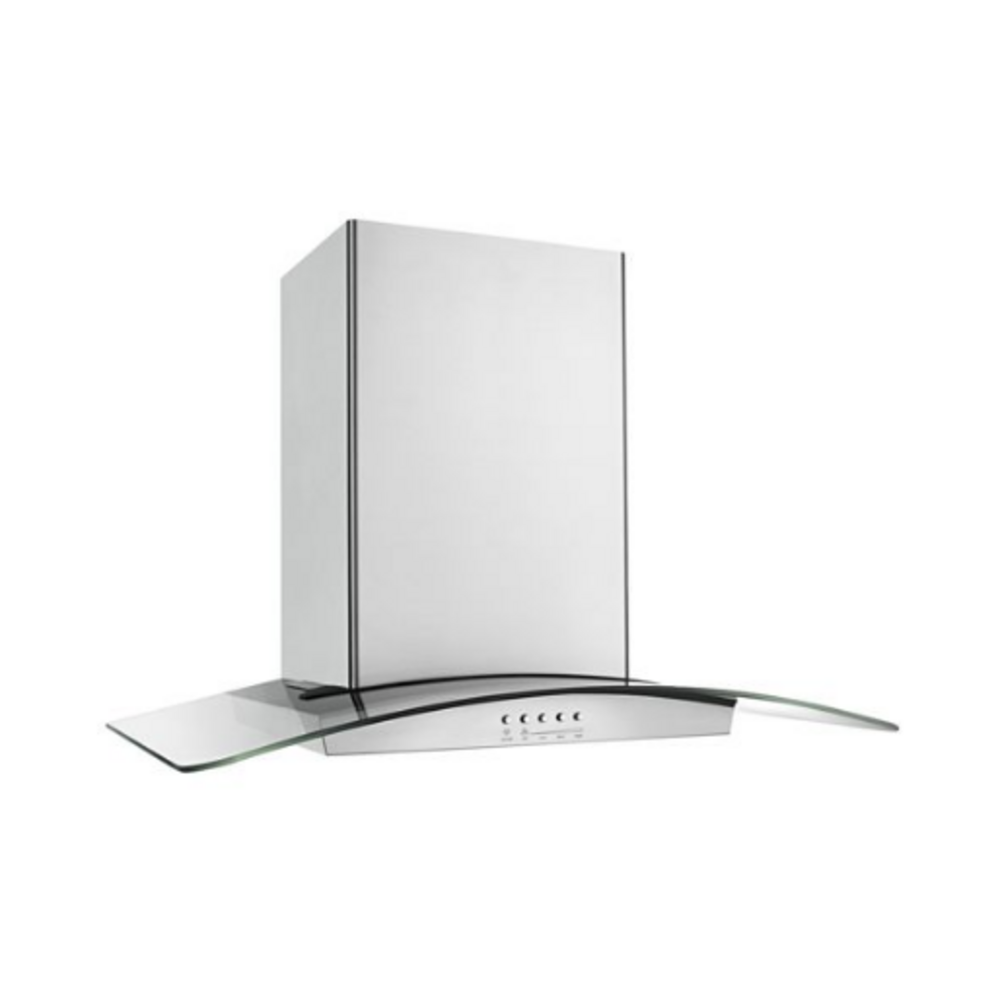 Whirlpool 36" Modern Glass Wall Mount Range Hood