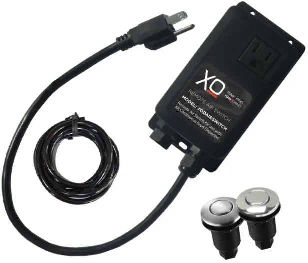 XO Remote air switch for use with continuous feed disposals