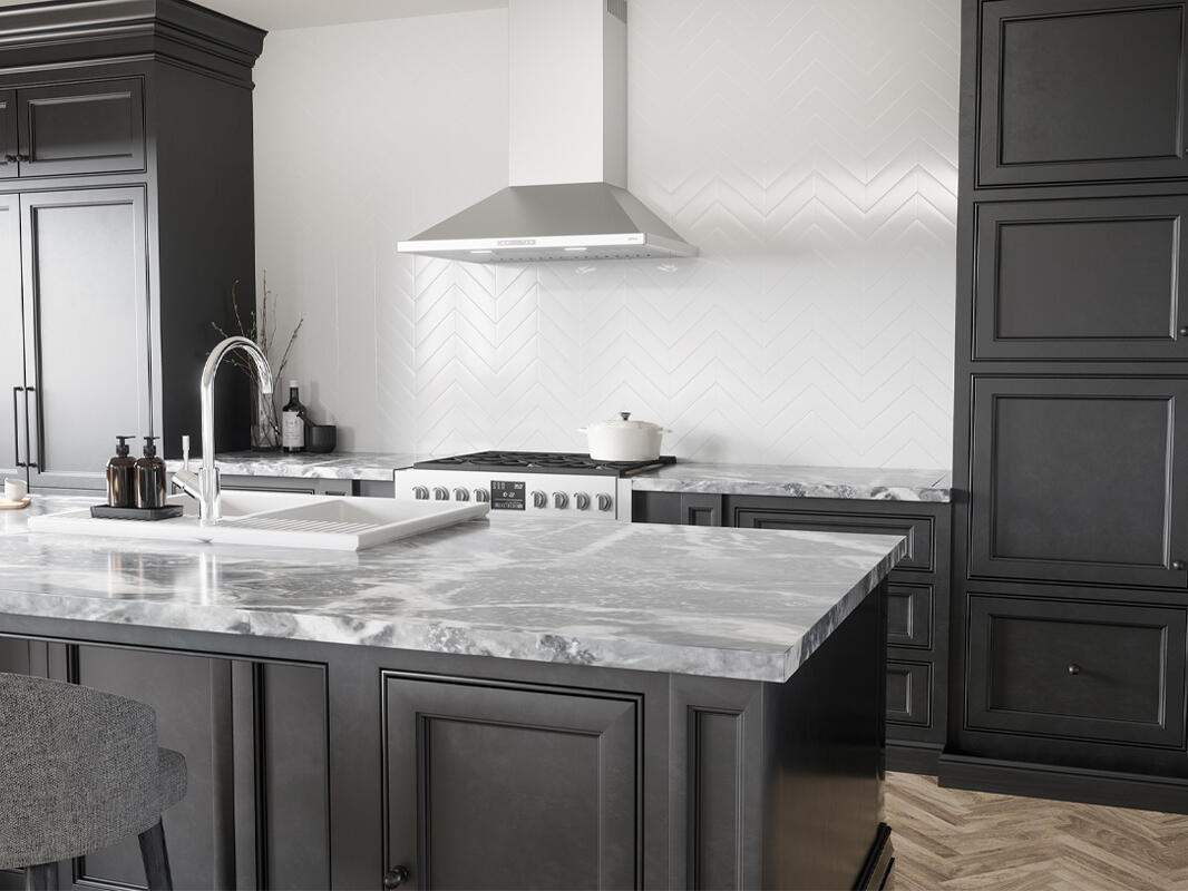 Zephyr Venezia Connect Wall, 30in, SS, LED, ACT