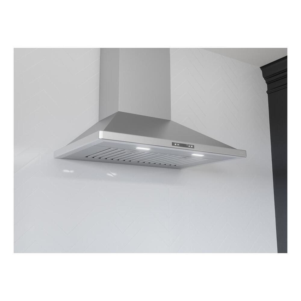 Zephyr Venezia Connect Wall, 36in, SS, LED, ACT